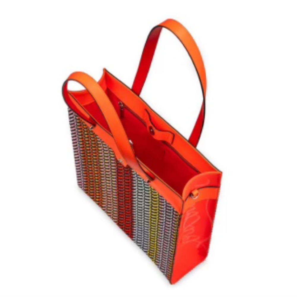 Christian Louboutin Ruistote Raphia Bistrot/Gomme/CL Strap - Picture 7 of 11